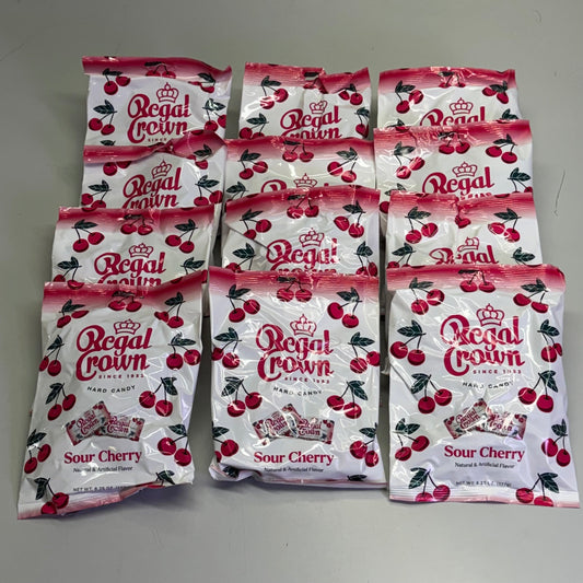 ZA@ ICONIC CANDY (12 PACK) Hard Candy Sour Cherry 6.25 oz BB 04/27 C