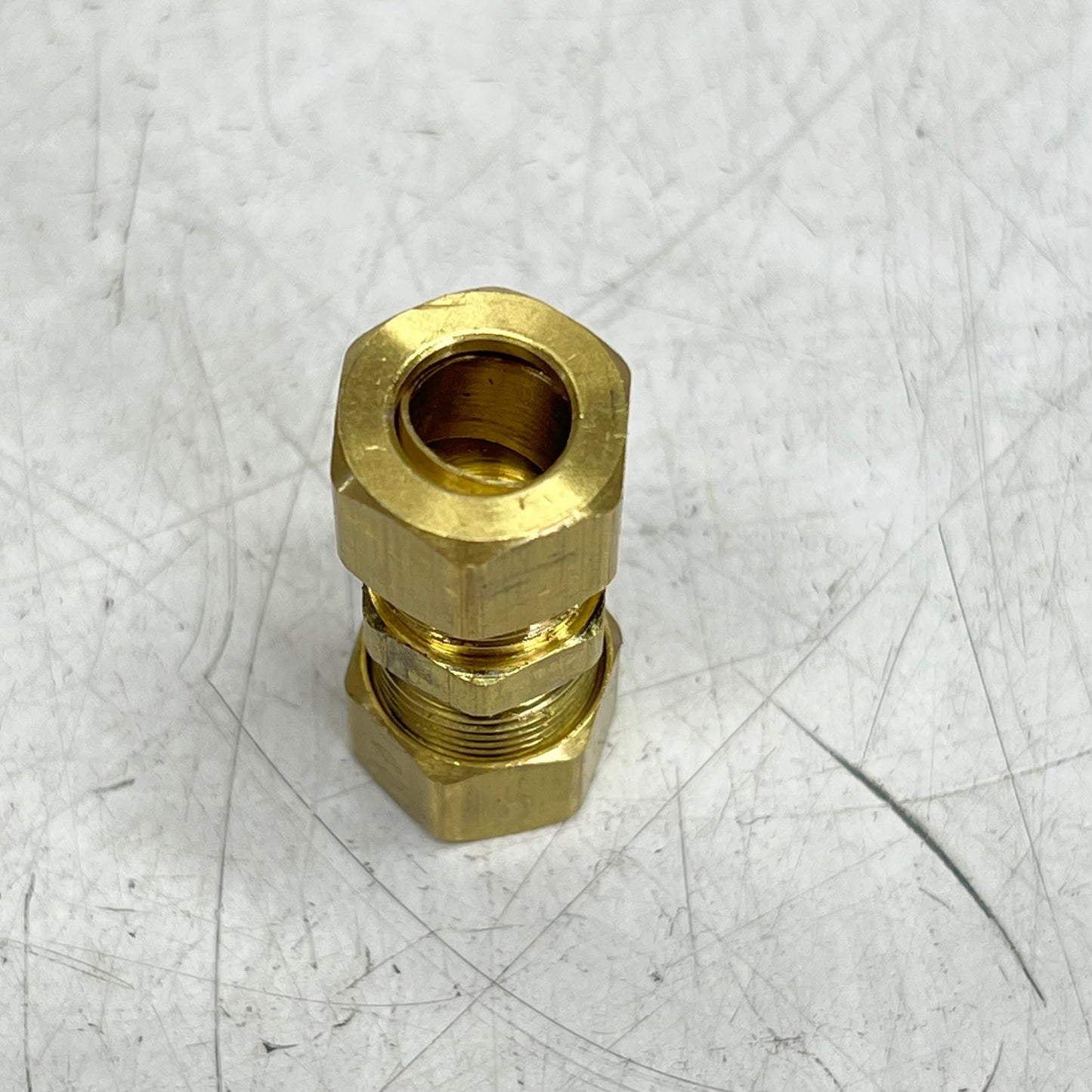 PROFLO (10 PACK) Tube Brass Compression Union 3/8 X 3/8" OD Brass PFXCUCN