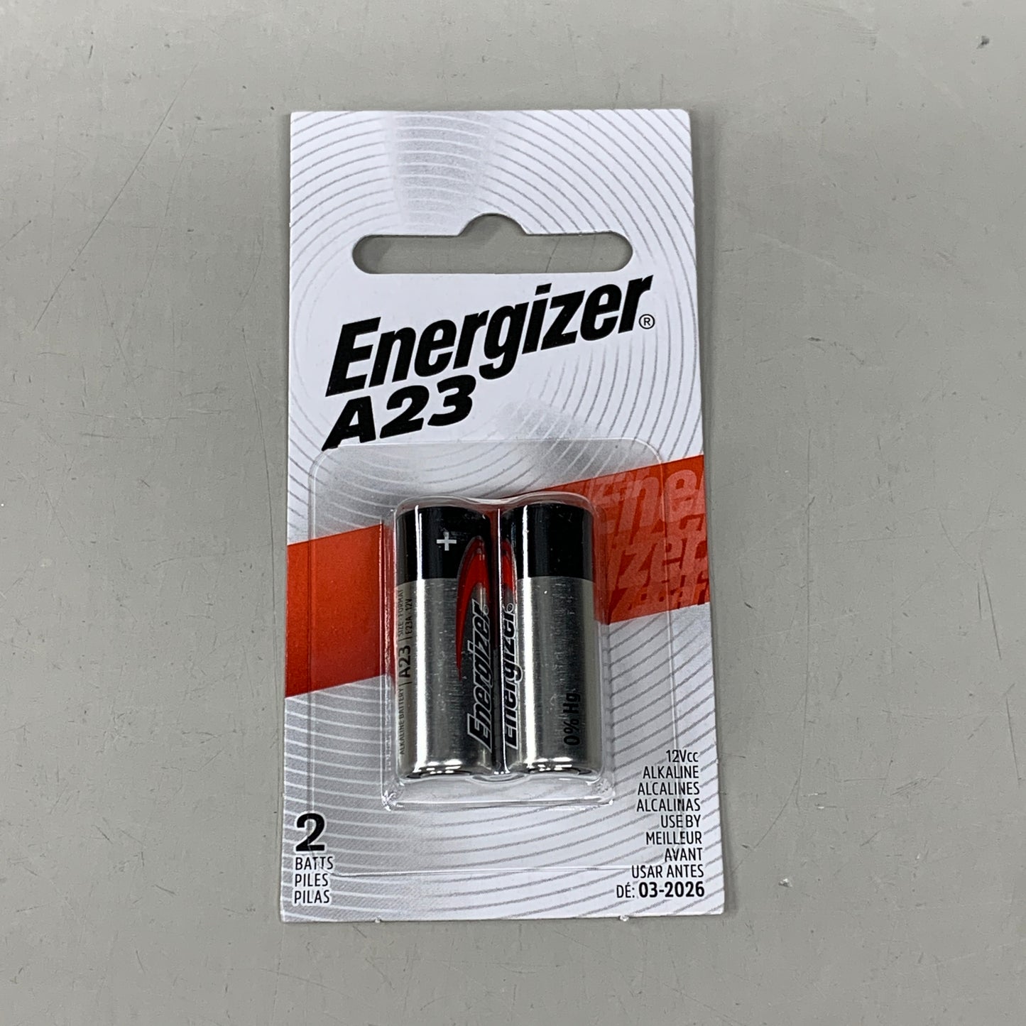 ENERGIZER (6 PACK, 12 Total Batteries) A23 12 Volt Miniature Alkaline Battery 0201126