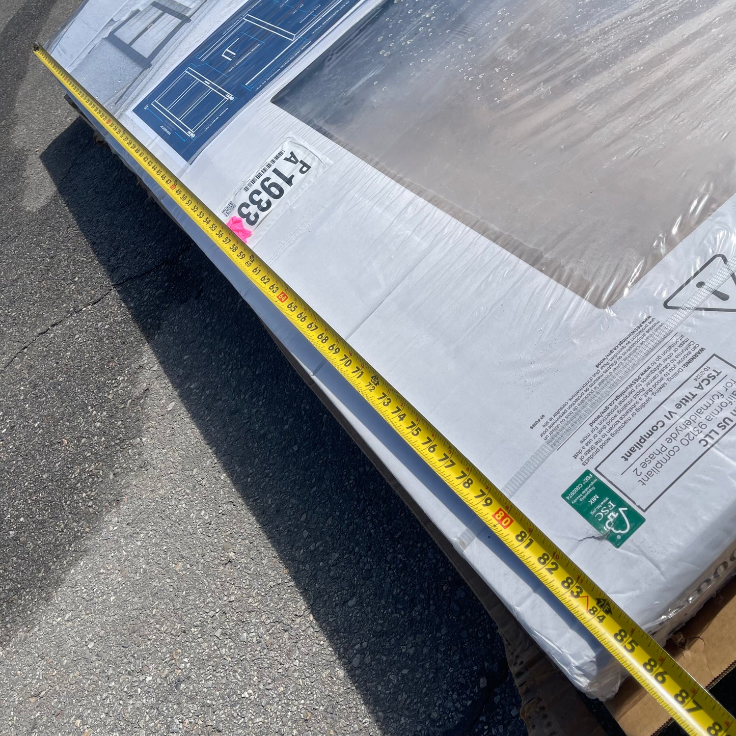 ZA@ Pallet of RENIN Hall 3-Lite Barn Door Kit BD061 (AS-IS)