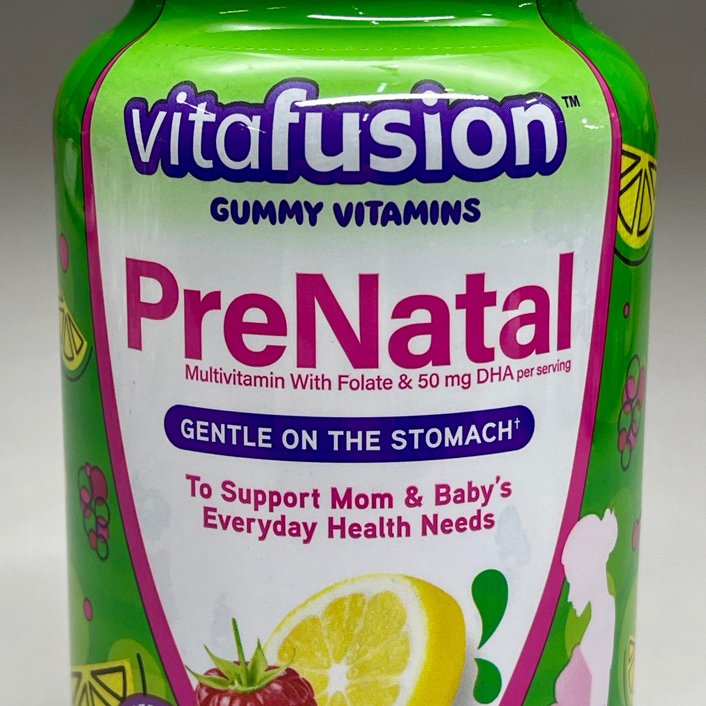 VITAFUSION 3-PACK! PreNatal Lemon Raspberry Vitamins Gummies 90 Gummies BB 05/24