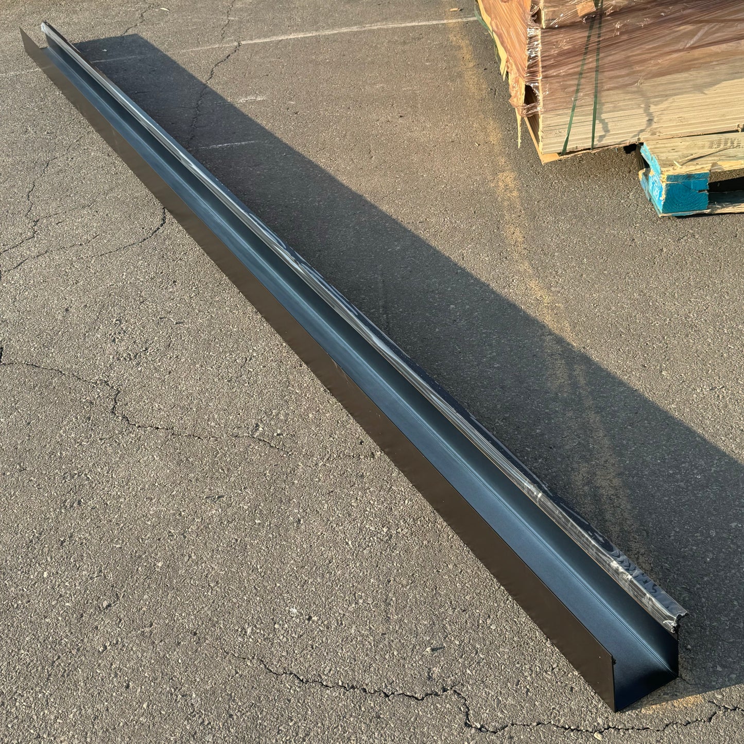 SPRINGS WINDOW FASHIONS Metal Support Bracket 16FT 5"x5" Black 05000-18