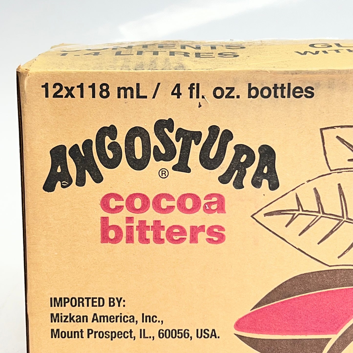 ANGOSTURA (12 PACK) Cocoa Bitters 4 fl oz.