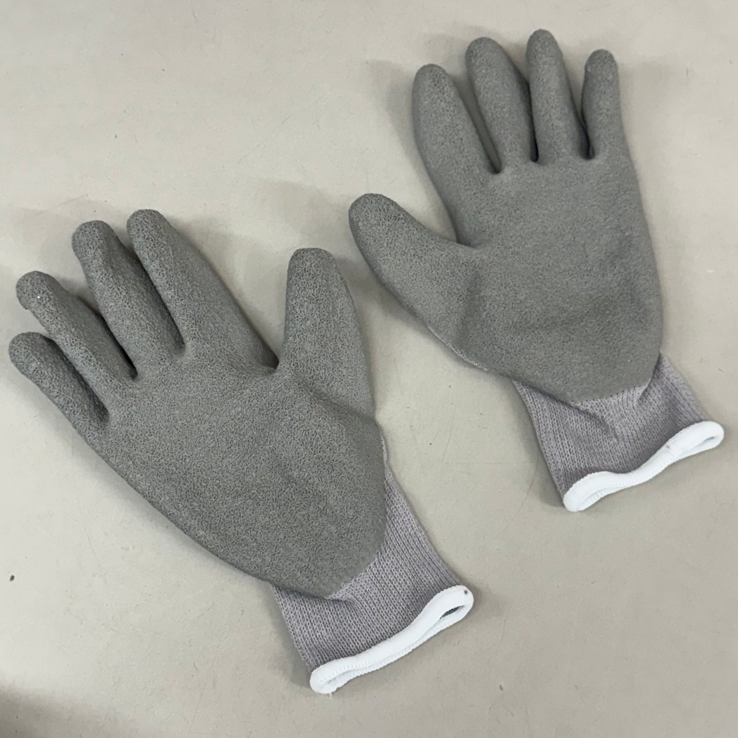 MCR SAFETY  (12) Pk 12 Coated Gloves,cotton/polyester,l,pr 48gh16 Large Gray