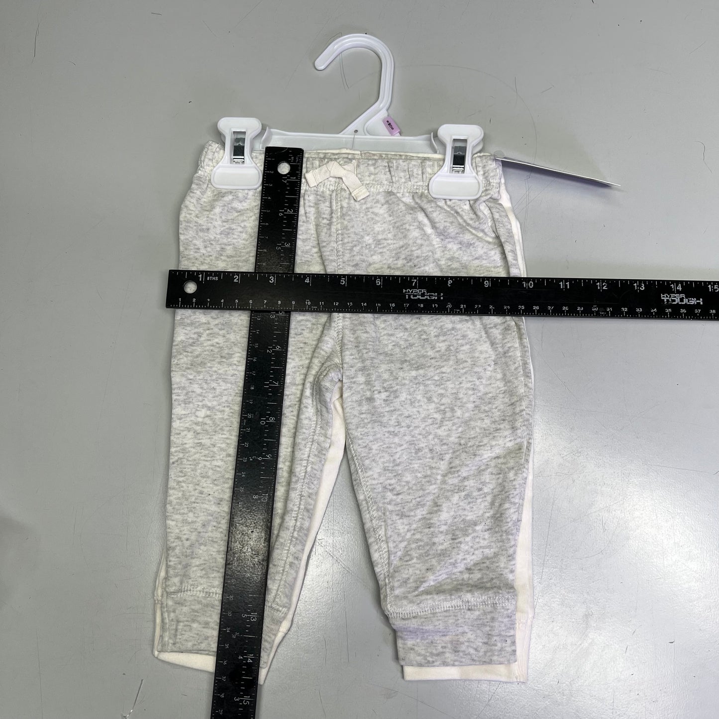 CARTERS (SET OF 2) Cotton Jogger Pants Baby's 9M Heather Grey/Ivory 1S992310