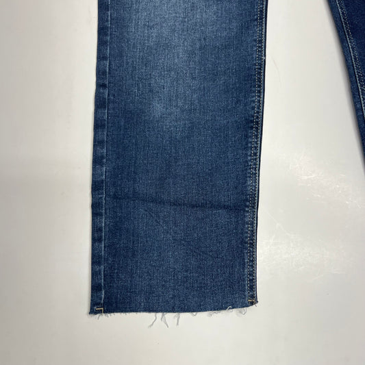 SILVER JEANS CO Hello Legs High Rise Straight Leg Jeans Women's Sz 33/27 Indigo