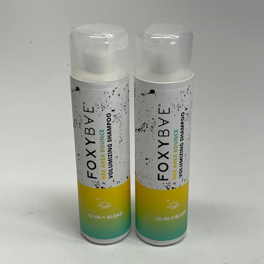 FOXY BAE (2 PACK) Area Bounce Volumizing Shampoo for Fine Hair 10 oz SHAMP-VOL