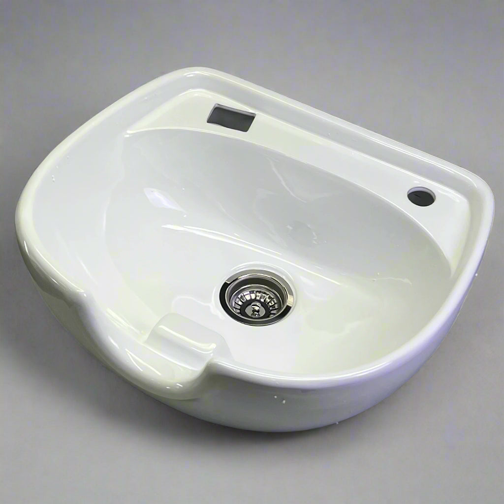 BUY-RITE Head Spa Waterfall Attachment For Shampoo Bowls 24"L x 20"W x 9"H White TS-019