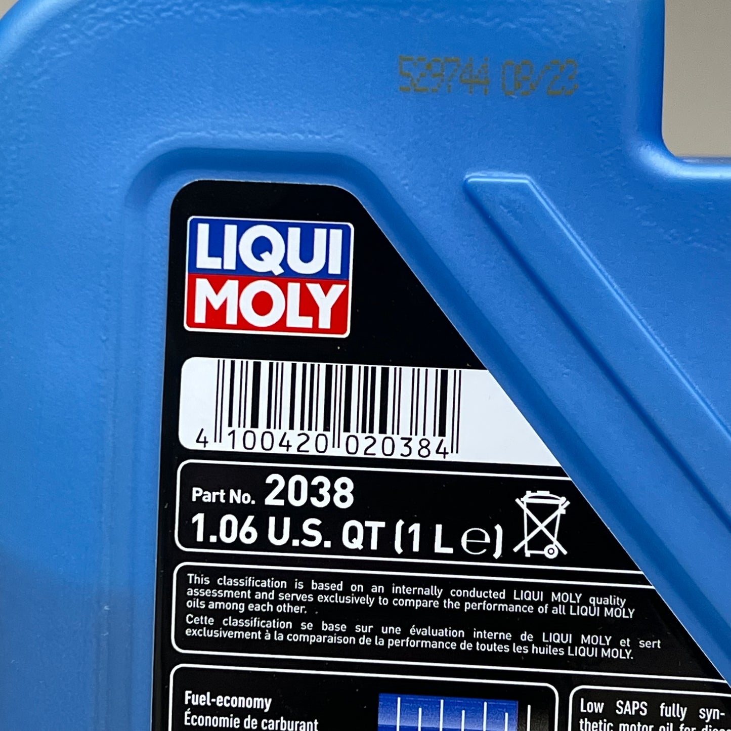 LIQUI MOLY (6 PACK) All Season Longtime HighTech Engine Engine Oil 5W-30 1L 2038