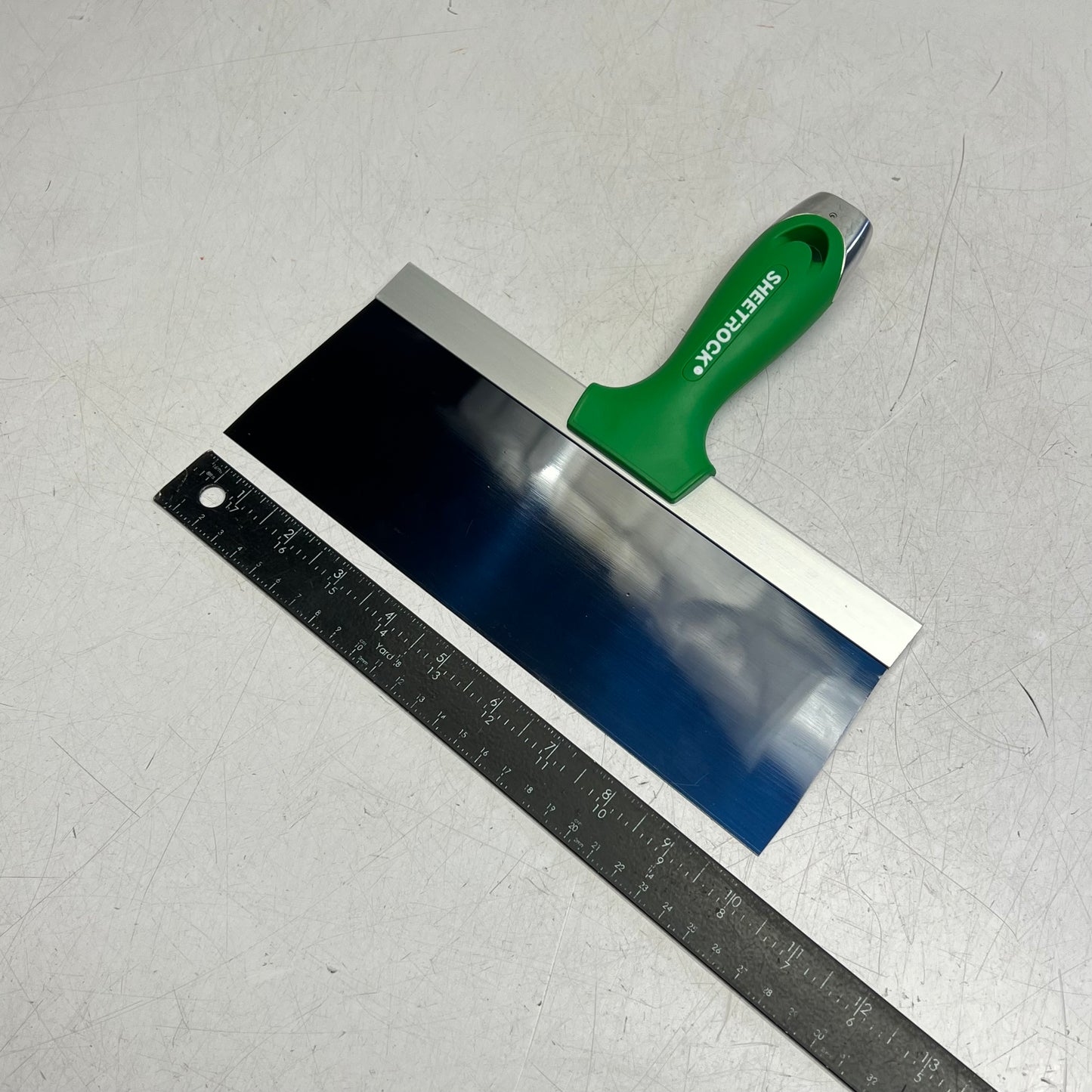 SHEETROCK Stainless Classic Professional Taping Knife 10" Blue Steel 340114