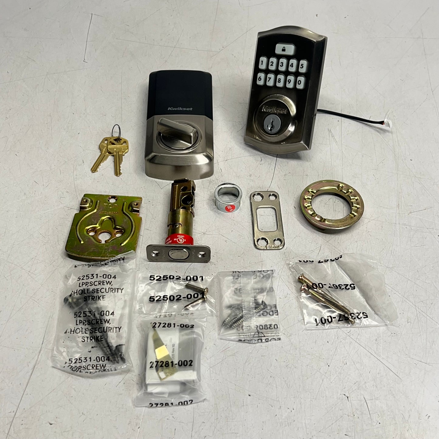 KWIKSET 260 Smartcode Traditional Electronic Deadbolt Satin Nickel 992600-002
