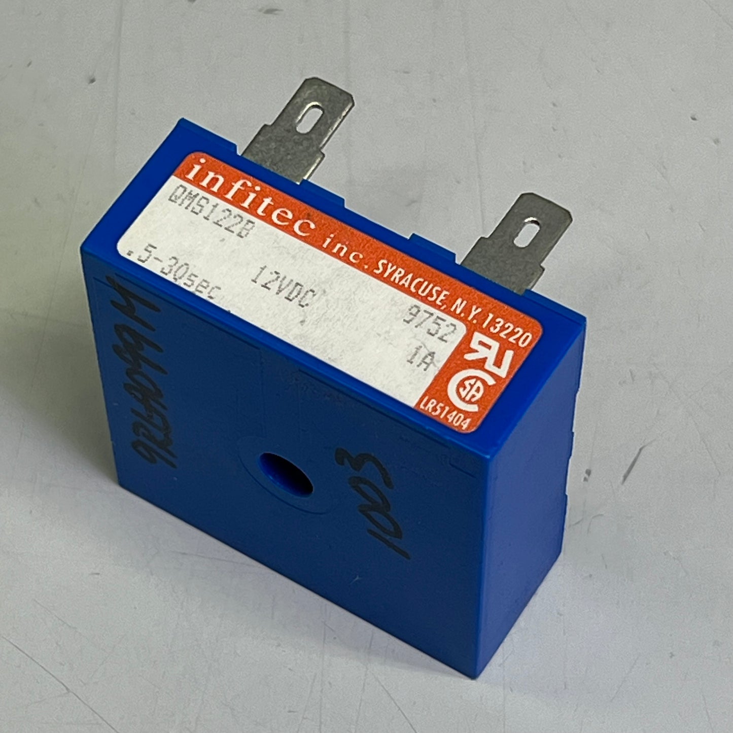 INFITEC Time Delay Relay (DISCONTINUED) 120 V 1 AMP QMS522D 9RLA099M