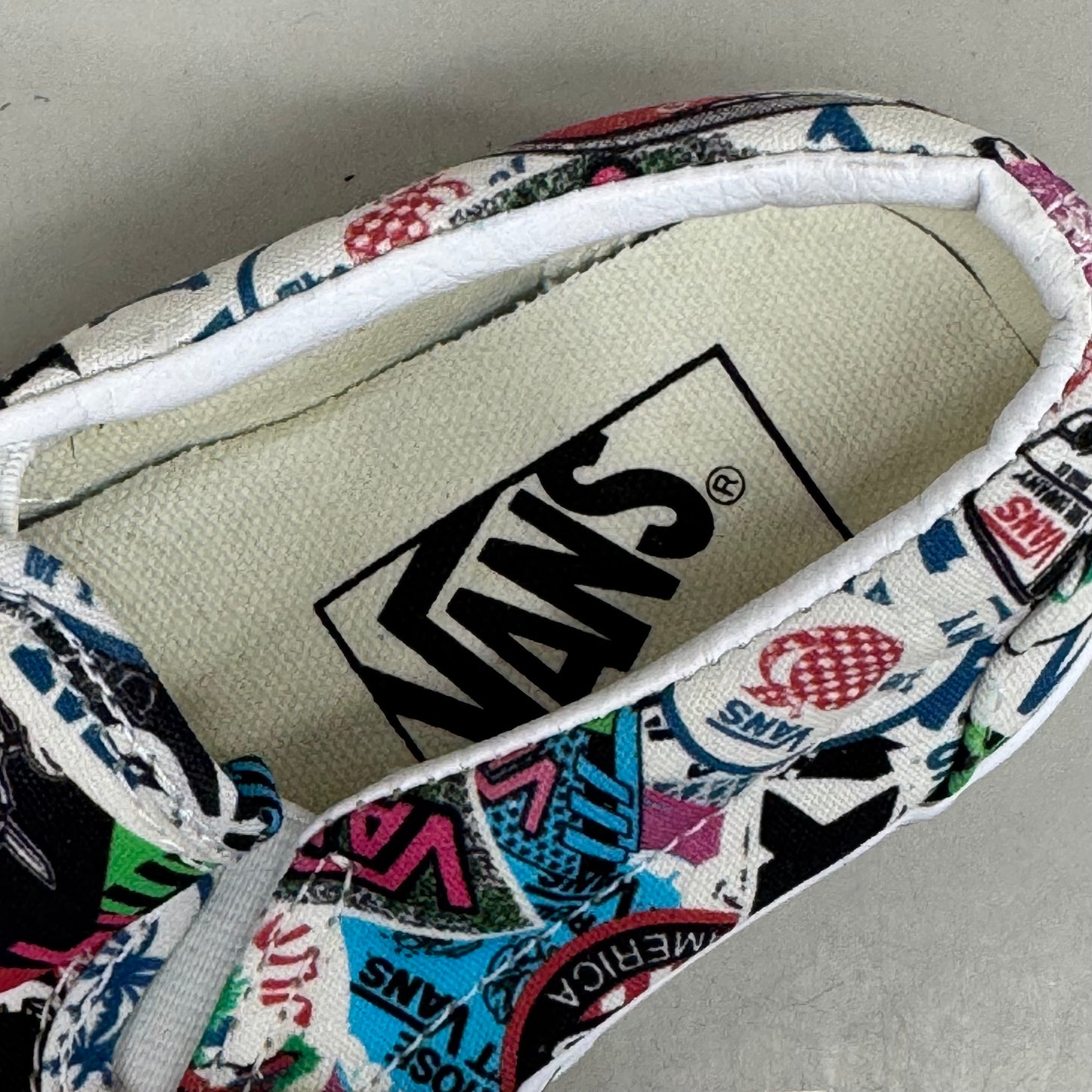 VANS "I Love My Vans" Off Walls Slip-On Women's 5.0 Men's 3.5 Multicolor Pattern
