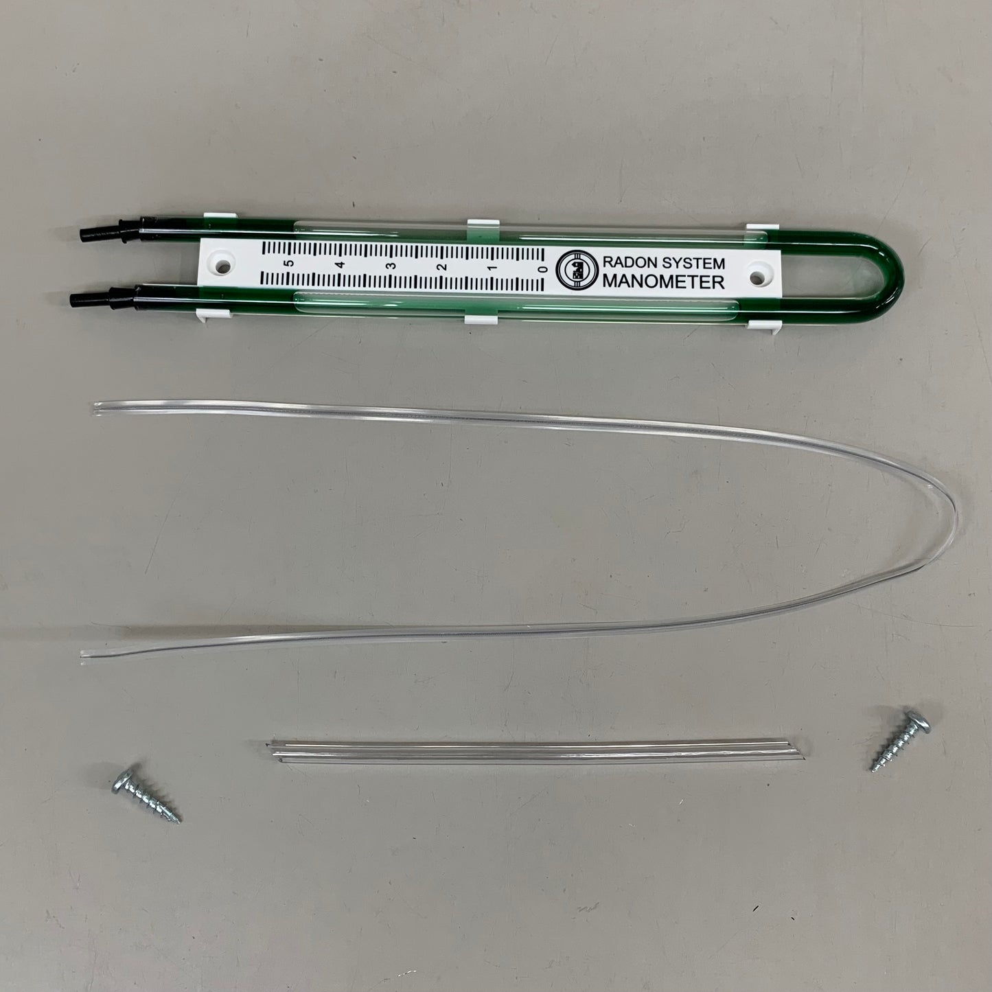 ZA@ FESTA RADON (3 PACK) U-Tube Radon System Manometer 5.5" Green