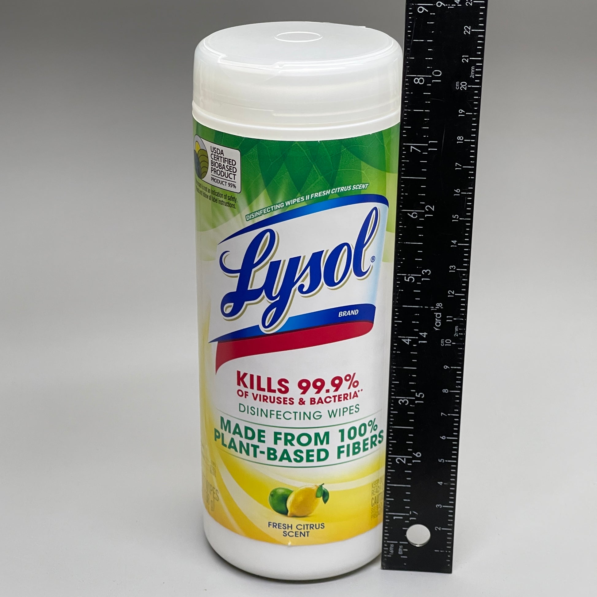  Lysol Dual Action Disinfecting Wipes, Citrus, 35 ct (Pack of 12)  : Health & Household
