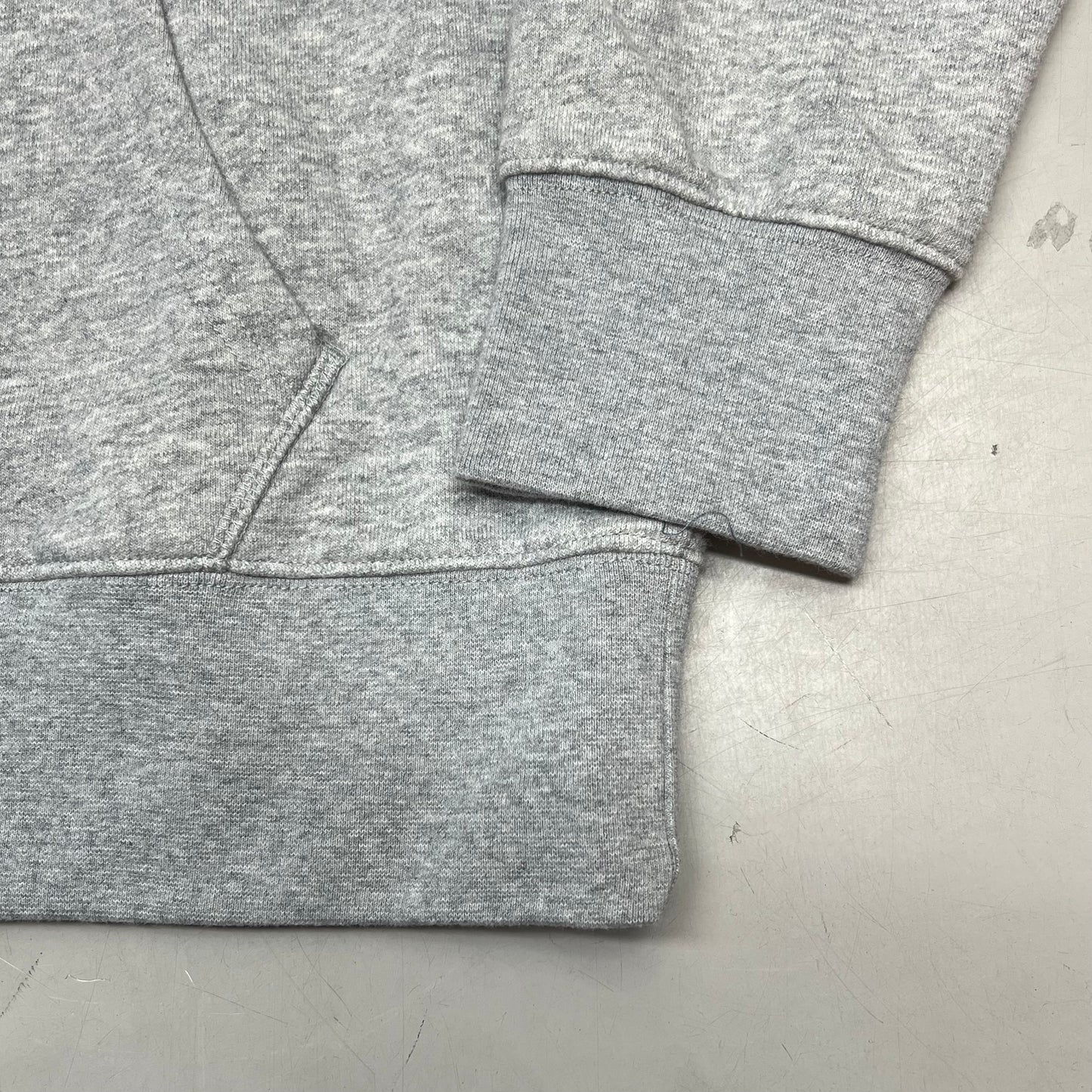 MONSTERCAT Records Hooded Pullover Sweatshirt  Men's Sz XS Heather Grey / Black