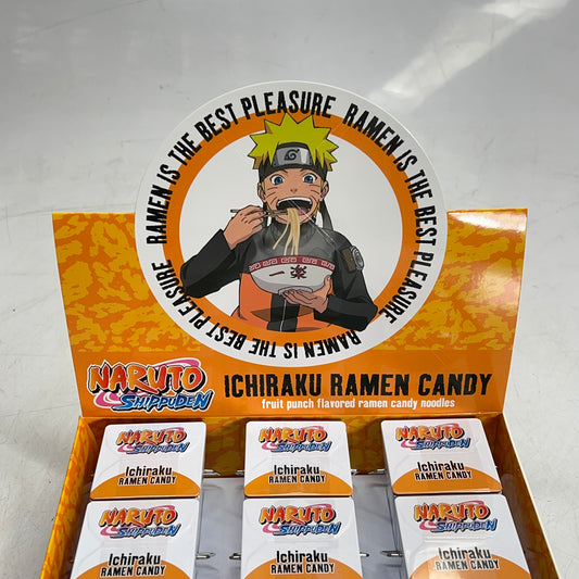 NARUTO SHIPPUDEN (12 PACK, 1oz Each) Ichiraku Ramen Candy Fruit Punch Noodles