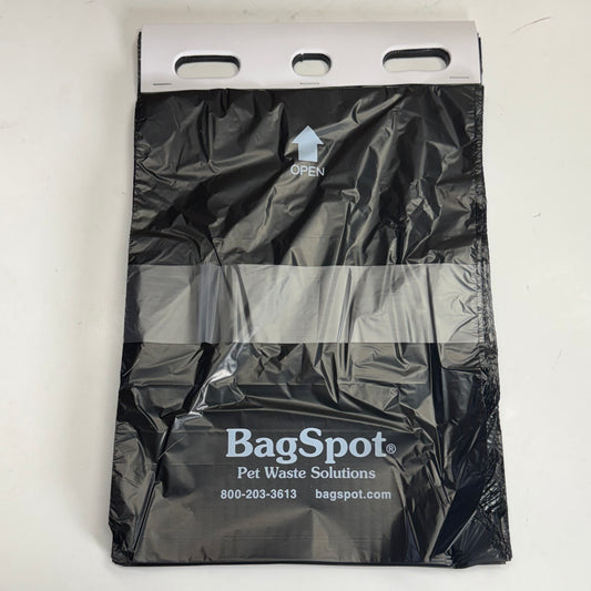 ZA@ BAGSPOT (2000 Bags) Plastic Bags Sz 9"W x 12"H, Black 25081525P