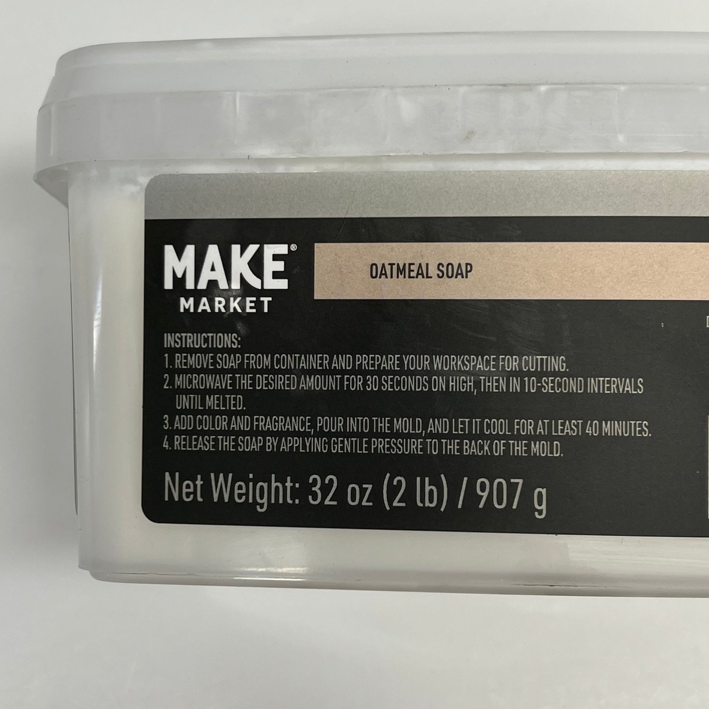 ZA@ MAKE MARKET (2 PACK) Oatmeal Soap Suspension Formula 2 Lbs White 689799