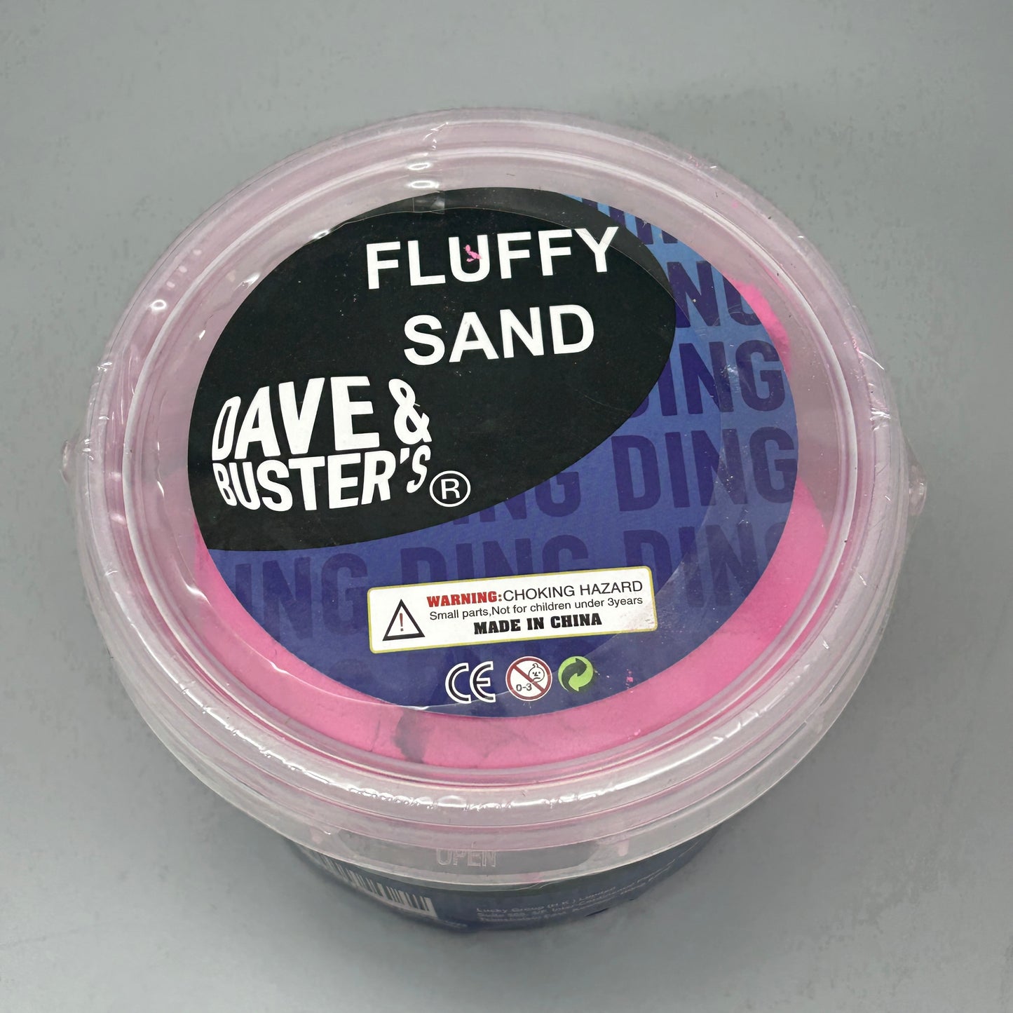 DAVE & BUSTER'S 6-PK! Fluffy Sand Multicolored 18816 (New)