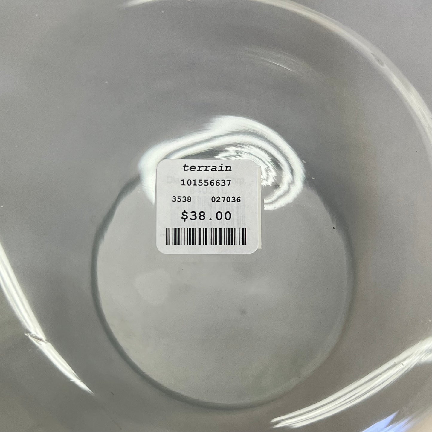 TERRAIN Glass Bowl Sz 9.8"H x 6"D, 101556637
