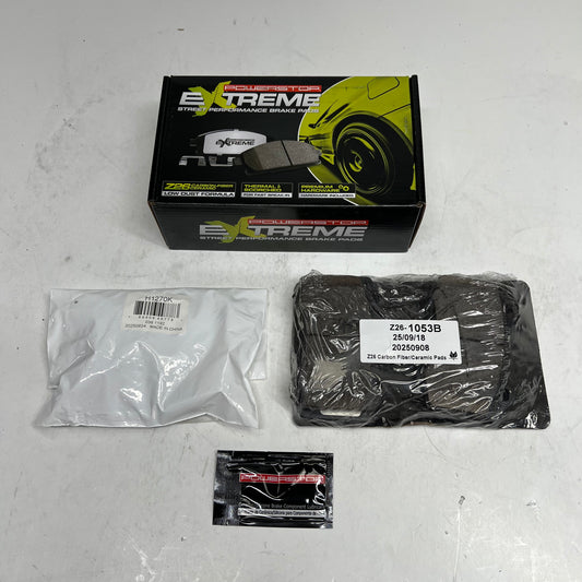POWER STOP Street Performance Carbon Fiber Ceramic Brake Pads Z26-1053B