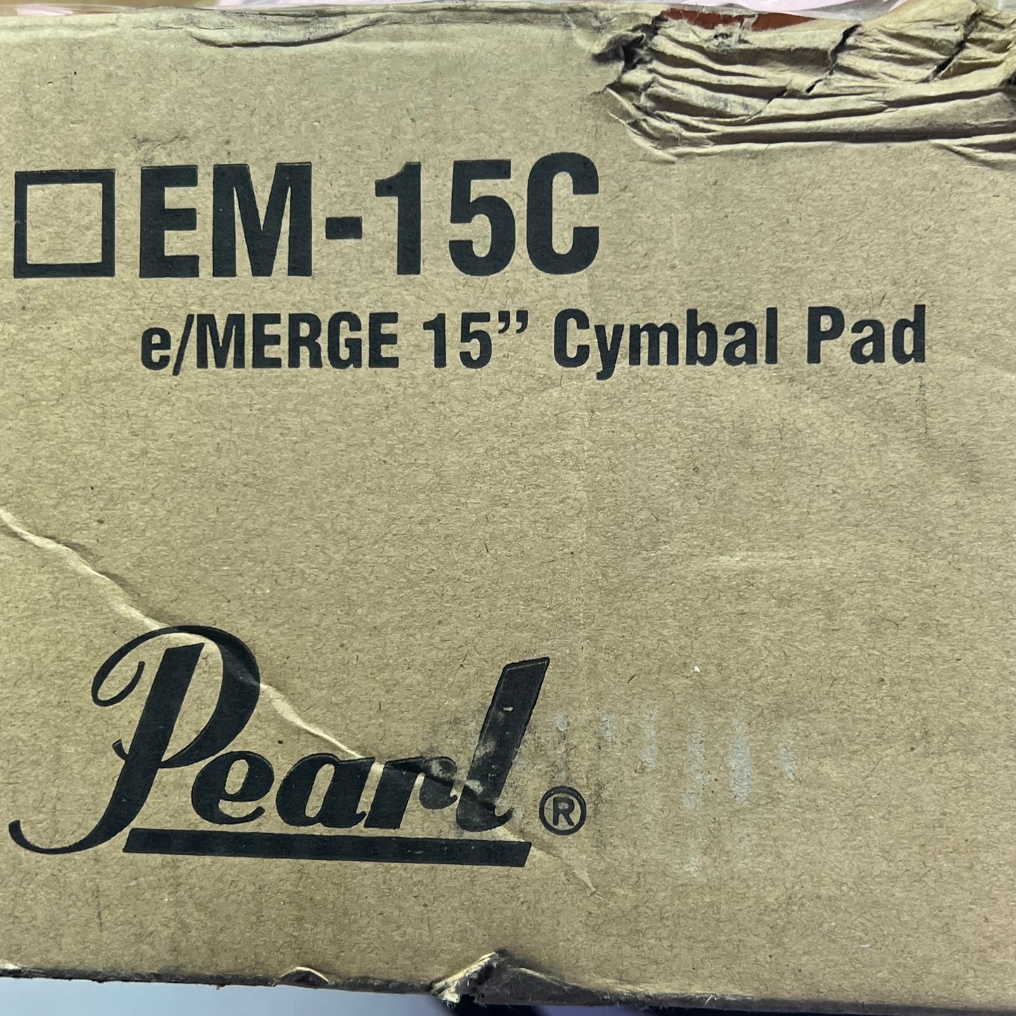 PEARL PureTouch Crash Cymbal For EMerge Electronic Drum Setup 15" Black EM-15C