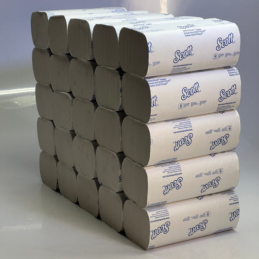 SCOTT (175 Sheets x 25 PACK) Scottfold Multi-Fold Towels Sz 12.4" x 9.1", 01980
