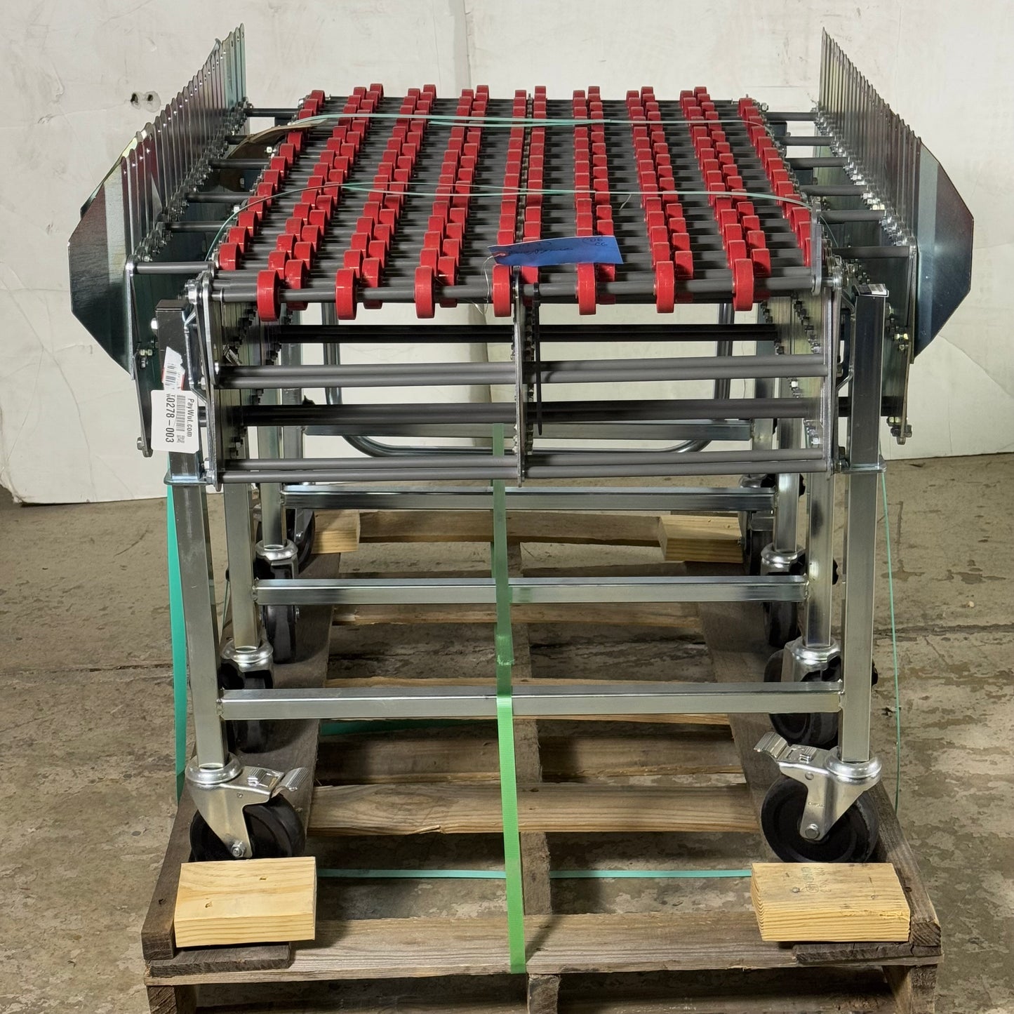 FMH CONVEYORS Flexible Gravity Skate Wheel Conveyor Sz 30” H 0333481