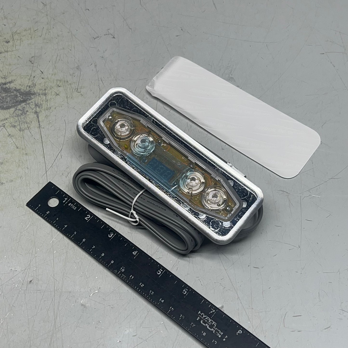 WATKINS WELLNESS Free Flow Spas Topside 4 Button W/ No Overlay Clear  303028