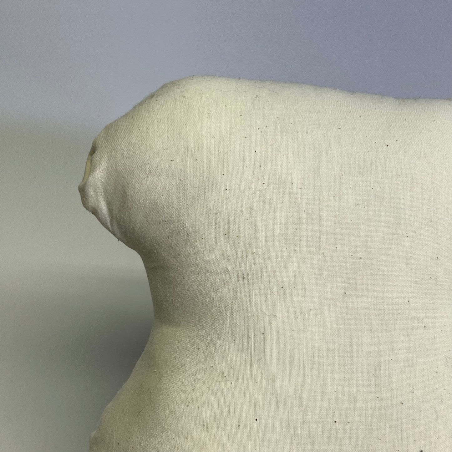 BRODERPRESS Hand Silkscreened Contoured Bulldog Pillow 13"x11" Black & White