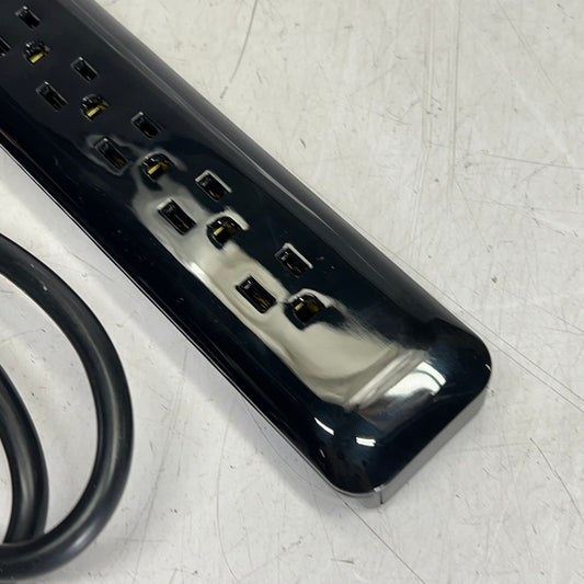 GENERAL ELECTRIC Jasco Ultra Pro Surge Protector 7 Outlet 4' Cord Black 5597
