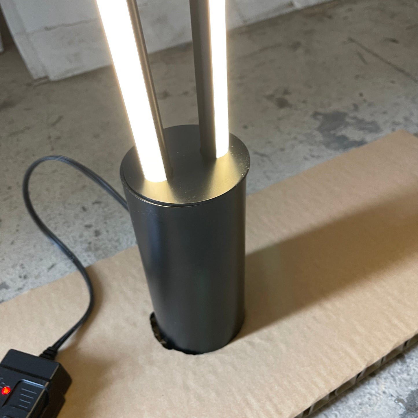 ARTCRAFT Cortina LED Floor Lamp Fixture 33W LED 3000K 120V AC7589BK