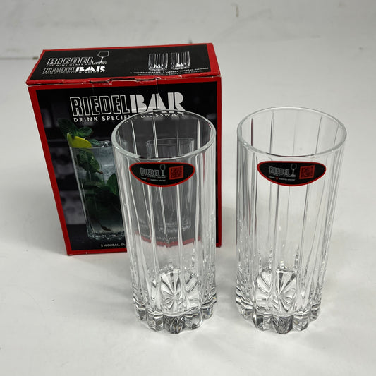 RIEDEL BAR (SET OF 2) Drink Specific High Ball Glasses Mixed Cocktails  Clear