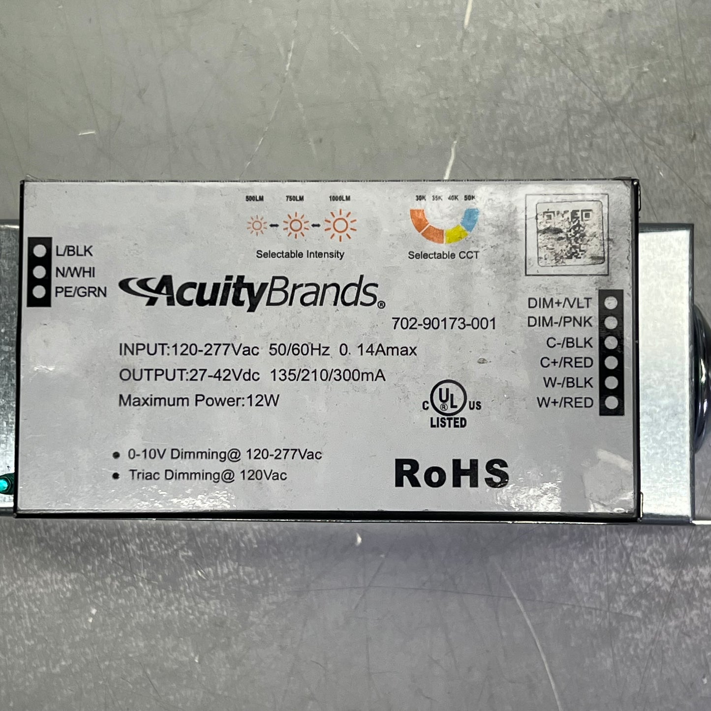 LITHONIA LIGHTING Retrofit Downlight 120-277V LBR6 07LM 40K AR LSS MWD MVOLT UGZ