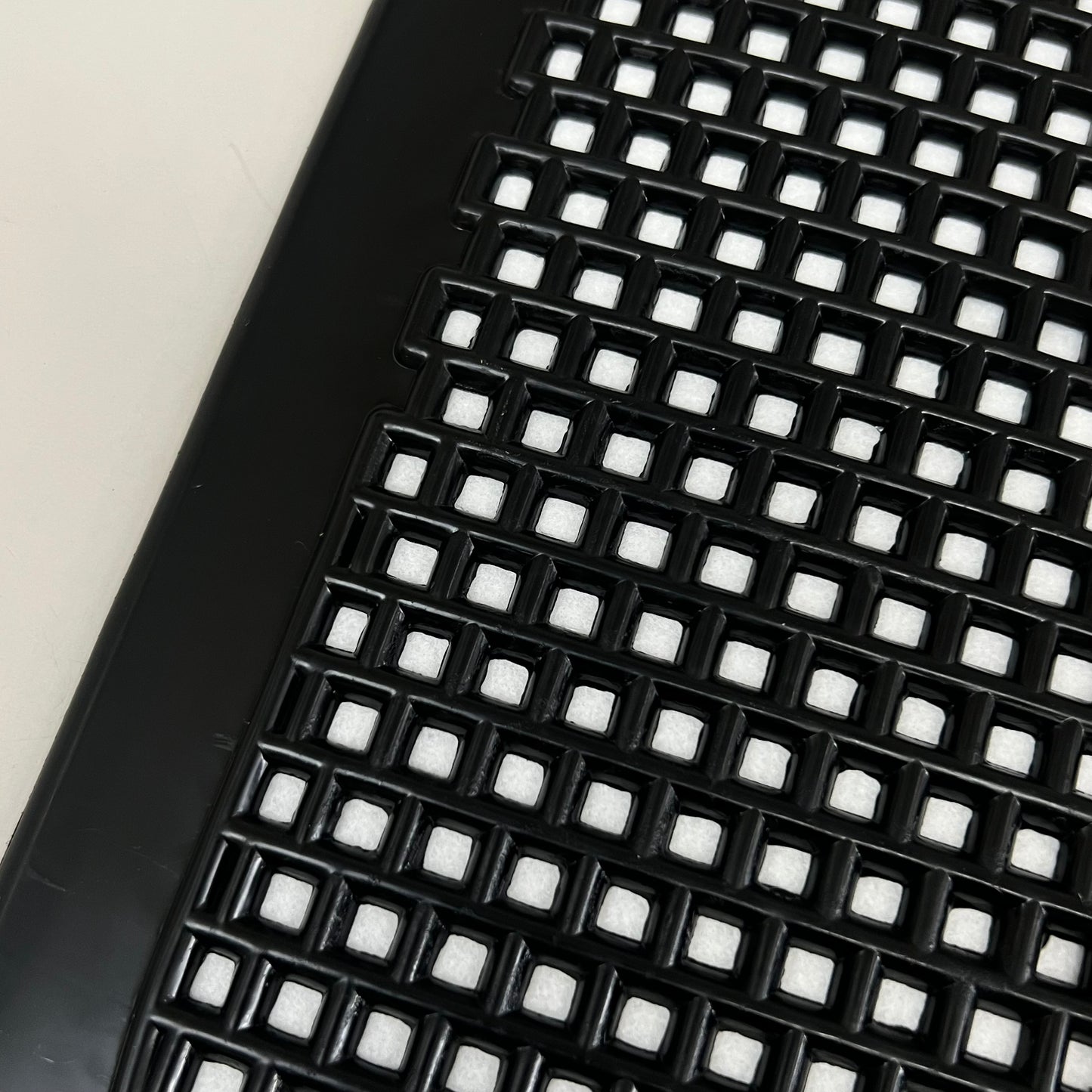 COASTWIDE Toilet Floor Mat 20 in x 17.5 in Black CW24768