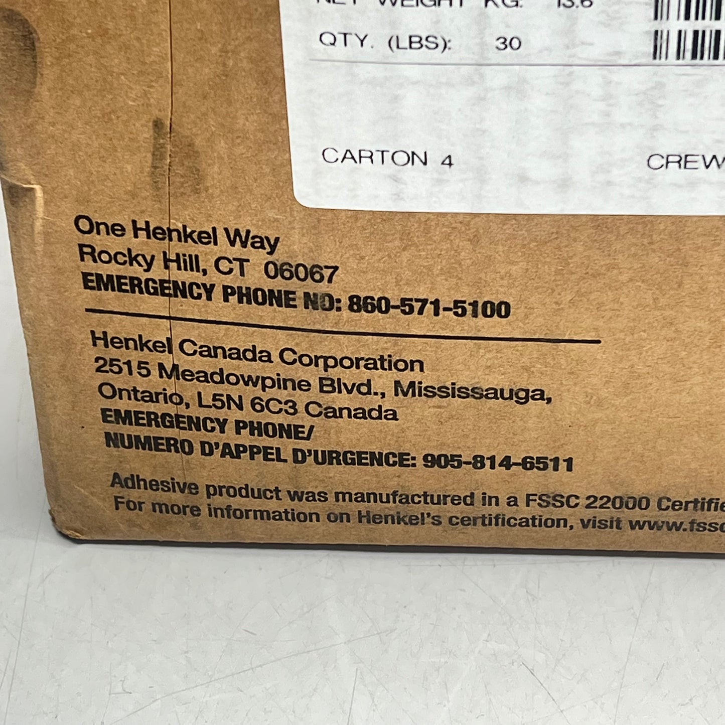 ZA@ HENKEL Technomelt Hot Melt Adhesive  30 lbs Transparent 8991 SF BB 07/27