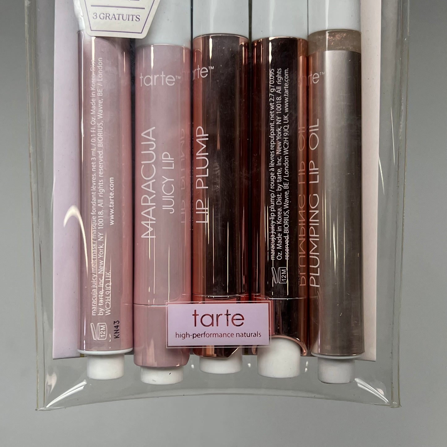 TARTE (SET OF 5) Kindness Cafe Lip Gloss Set Naturals/Shimmer FG15845-UN