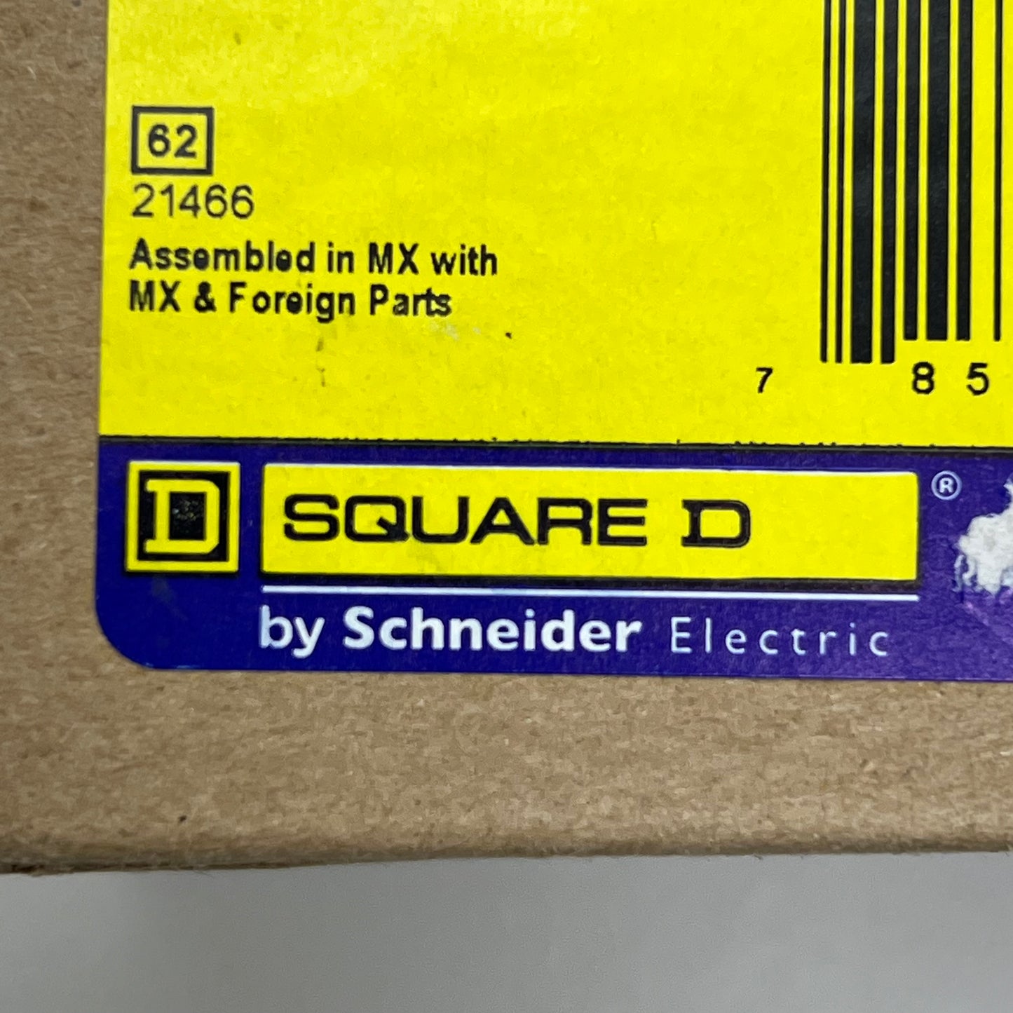 SQUARE D 70 AMP Circuit Breaker Plug-In 240 Volt 50/60 Hz 3 Pole QO370