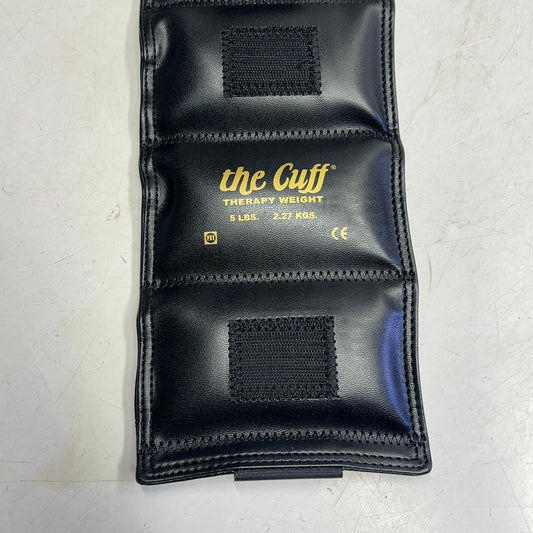 THE CUFF Original Ankle & Wrist Weights Physical Therapy 5lb Black 10-2509