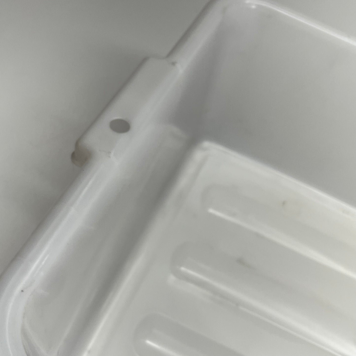 ZA@ WINCO (3 PACK) Dish Box Standard Weight Polypropylene 7" White  PL-7W