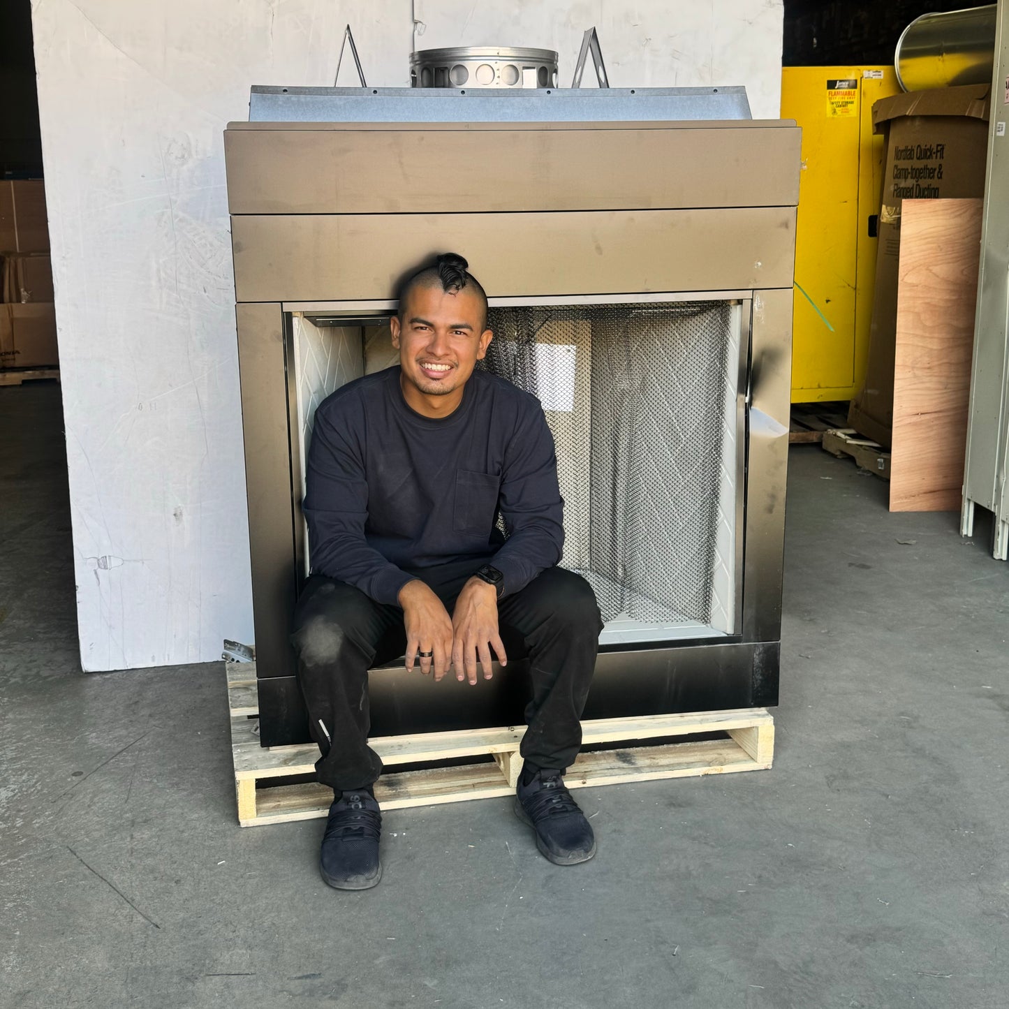 ZA MAJESTIC HEARTH & HOME Biltmore Wood Fireplace 36” SB60HB (ASIS