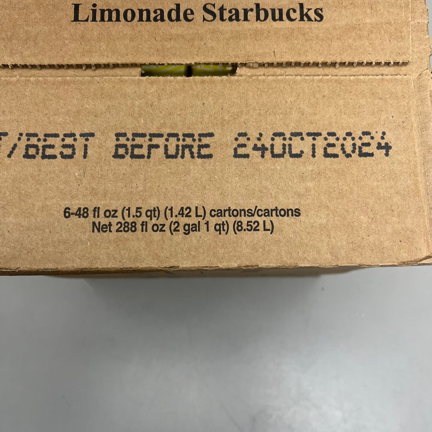 ZA@ STARBUCKS (6 PACK) Premium Lemonade 48 fl oz BB 10/24 226008