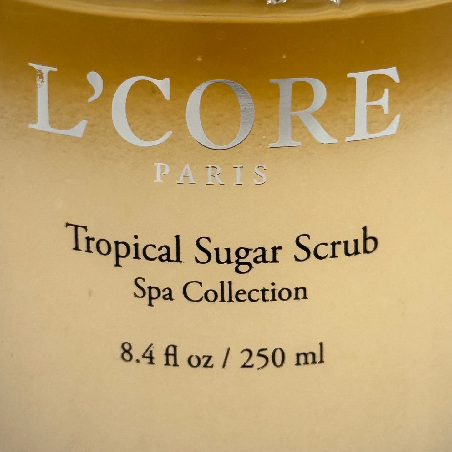 ZA@ L'CORE Tropical Sugar Scrub Spa Collection 8.4 fl oz BB 24 Months