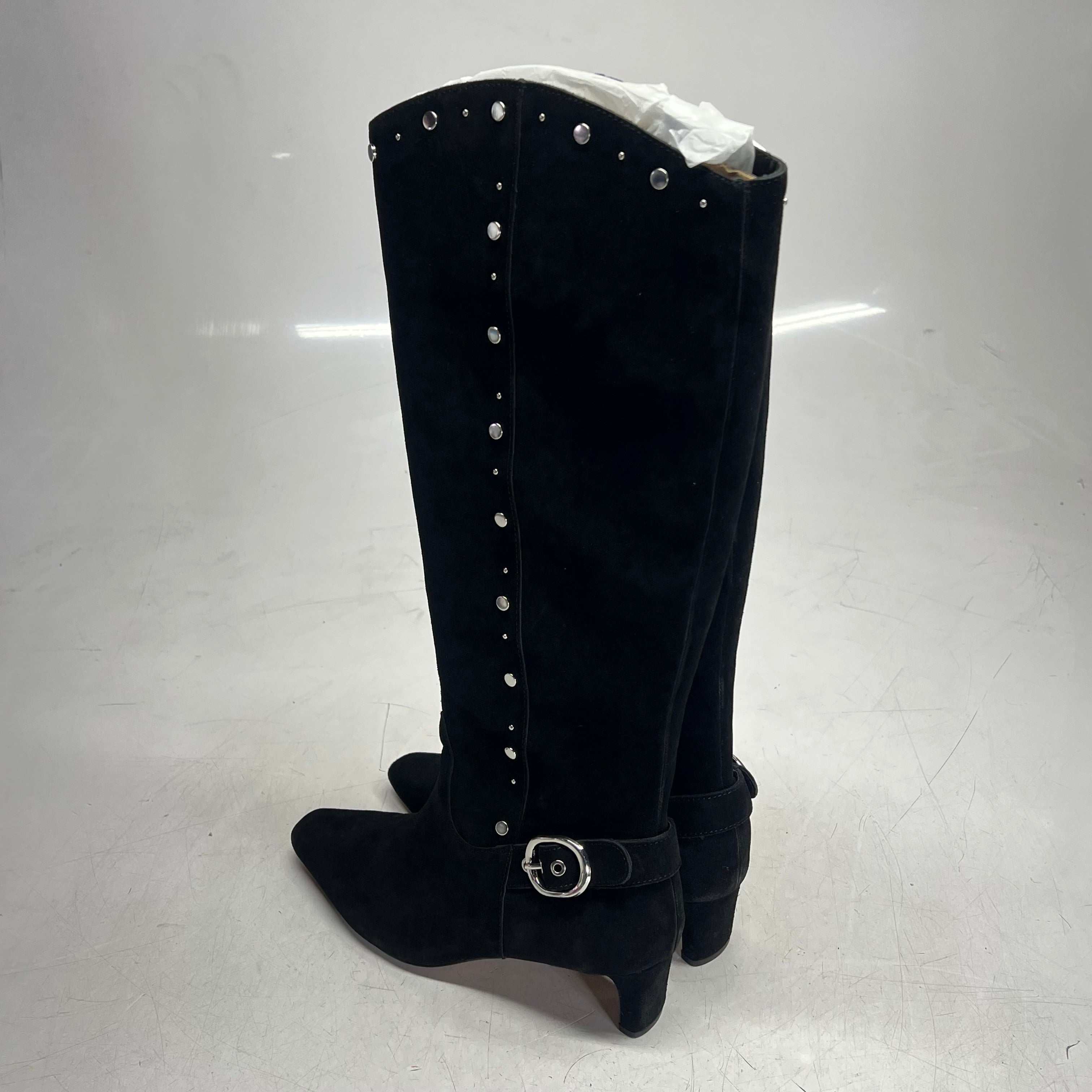 SPLENDID Jack Studs Suede Western Edge Tall Boots Women's Sz 10