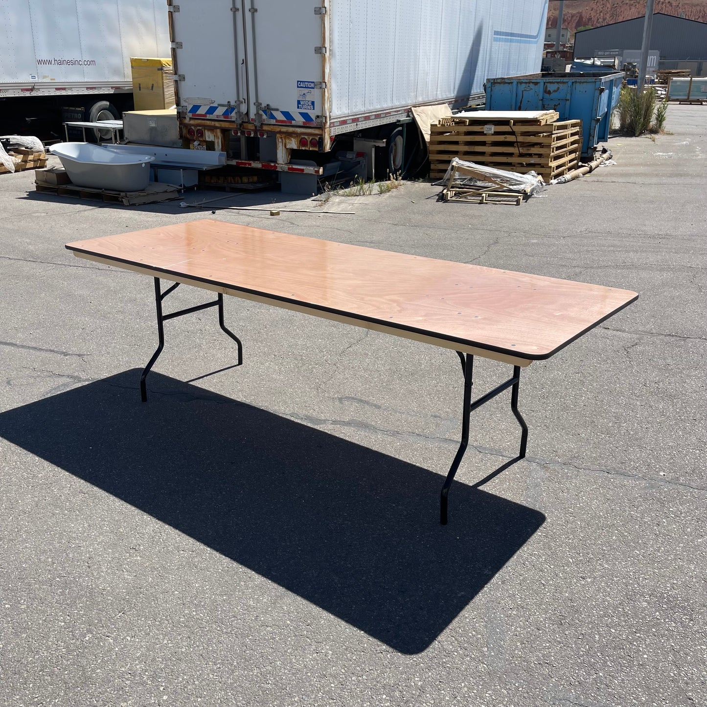 ZA@ Pallet of UBIQUE GROUP Folding Table 96”x36”x30” (AS-IS)