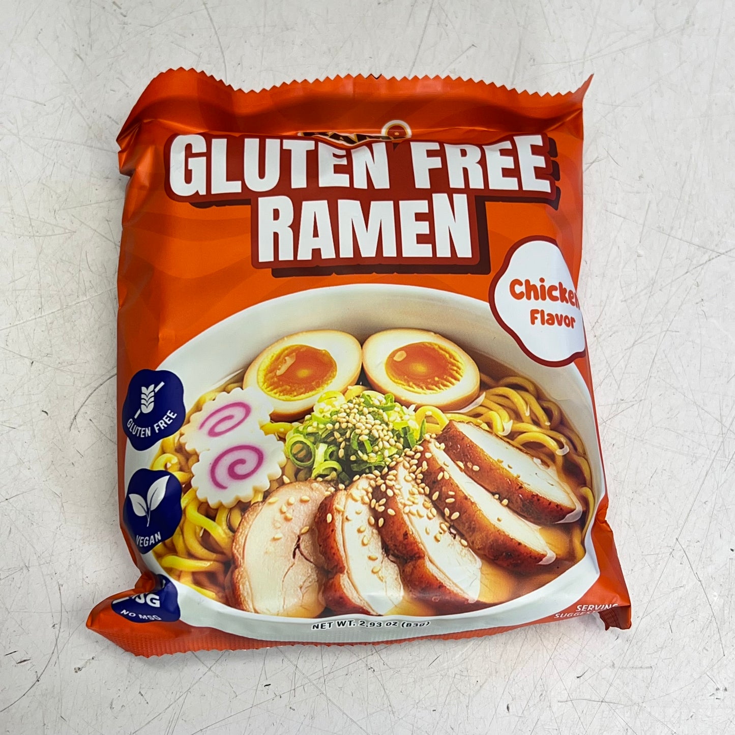 BAMBI (6 PACK) Individual Gluten Free Ramen Chicken Flavor 2.93 Oz BB 10/26