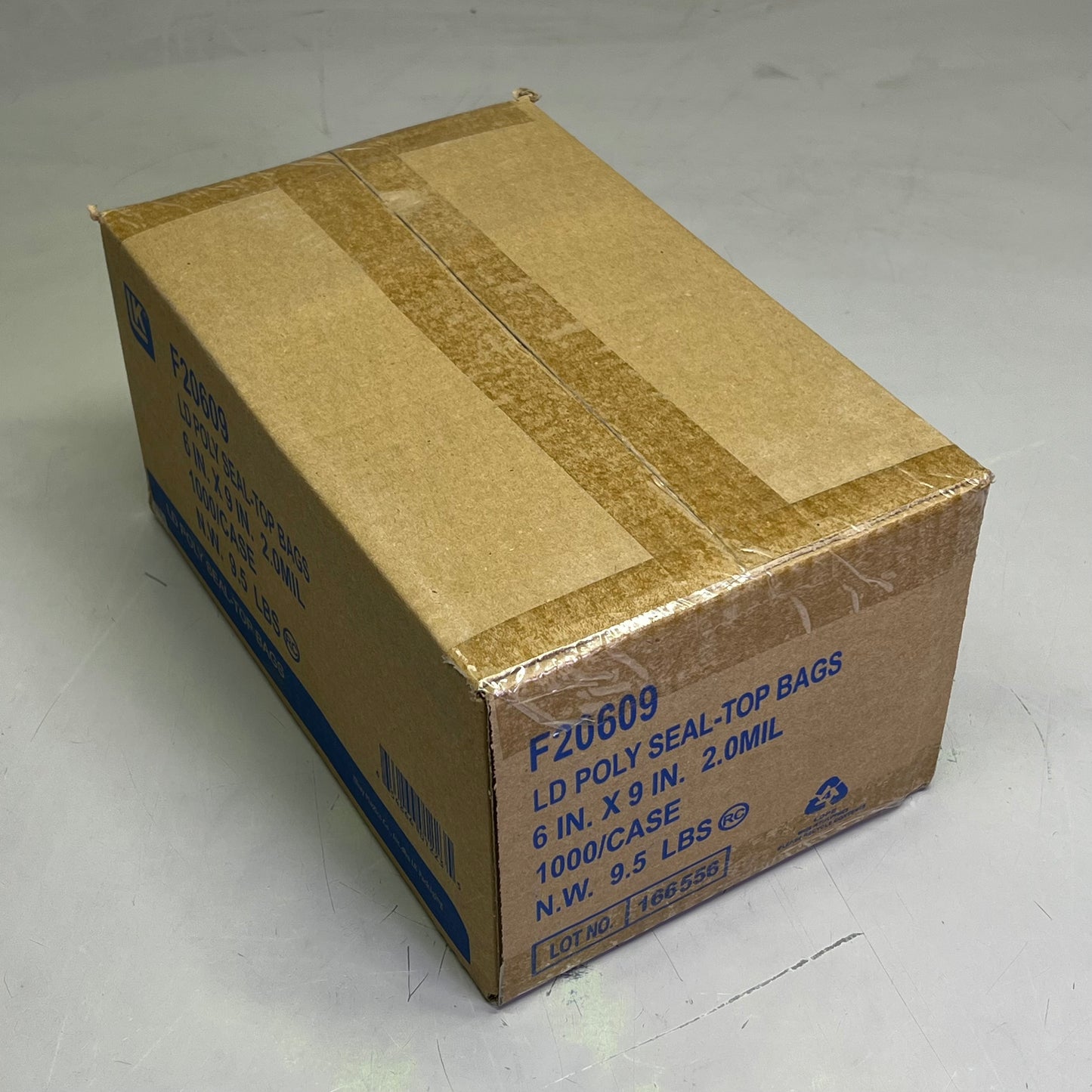 ELKAY PLASTICS (1000) LD Poly Seal-Top Bags 6 In. X 9in. F20609