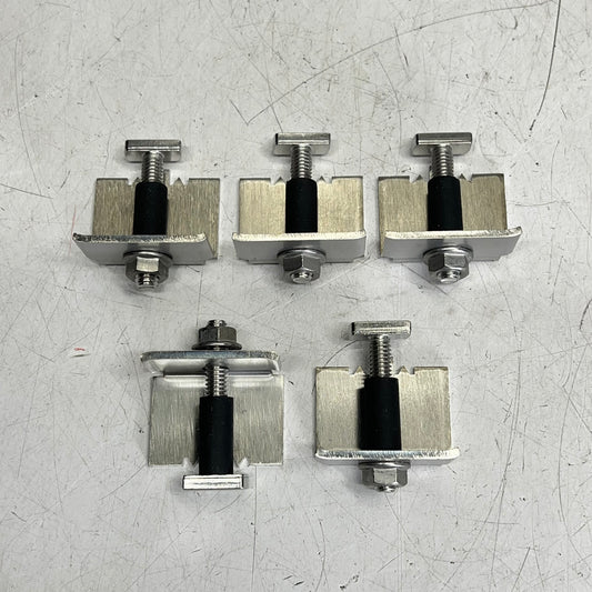 PLP (5 PACK) Preassembled Rad End Clamp Stainless Steel 35mm PA-EC-30-RAD-SS