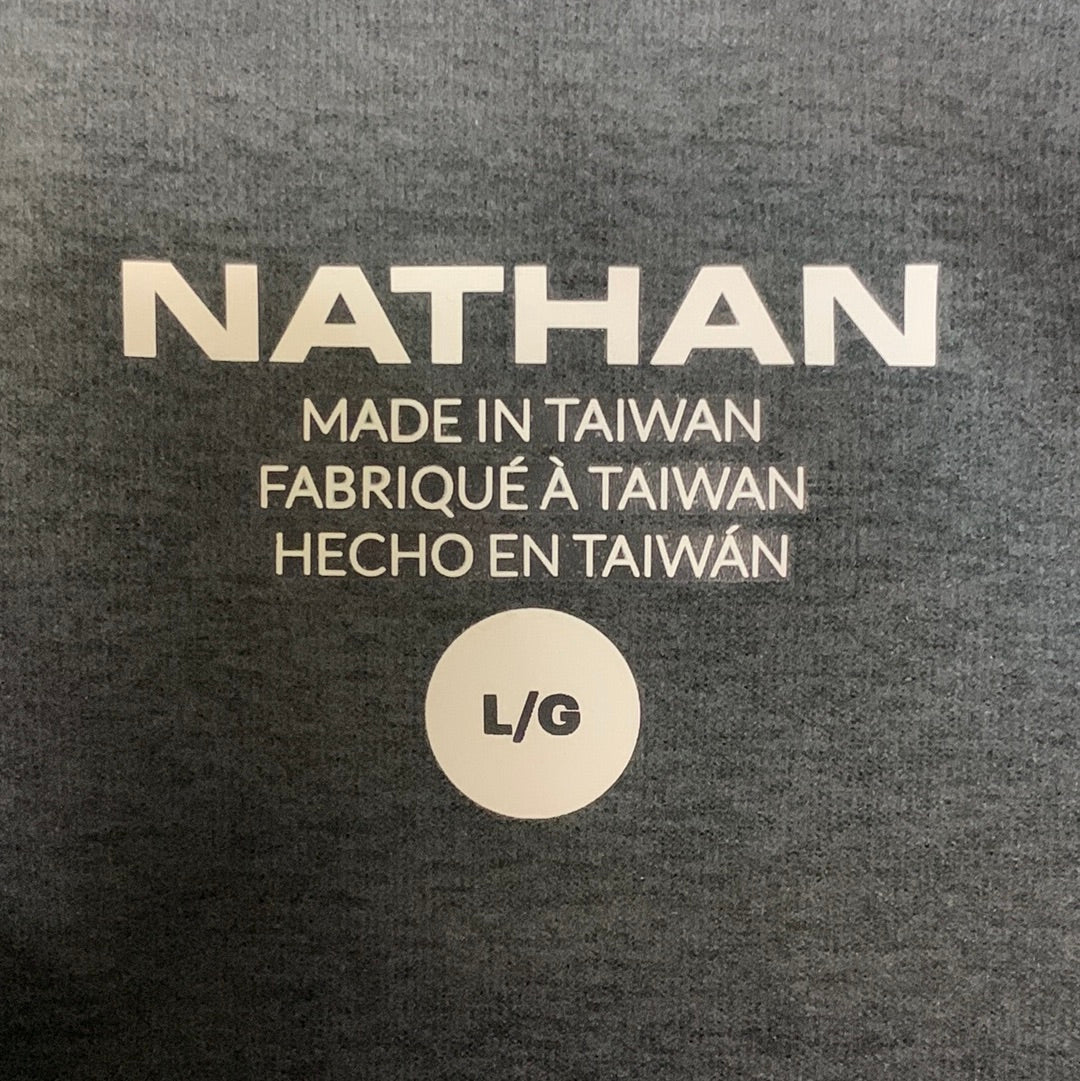 NATHAN 365 Hooded Long Sleeve Shirt Women's Sz L Dark Charcoal NS50080-80078-L (New)